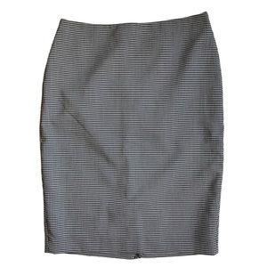 The Limited Pencil Skirt Black White Geometric Size 4